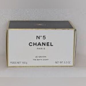 Chanel No. 5 Soap with Gold and White Packaging